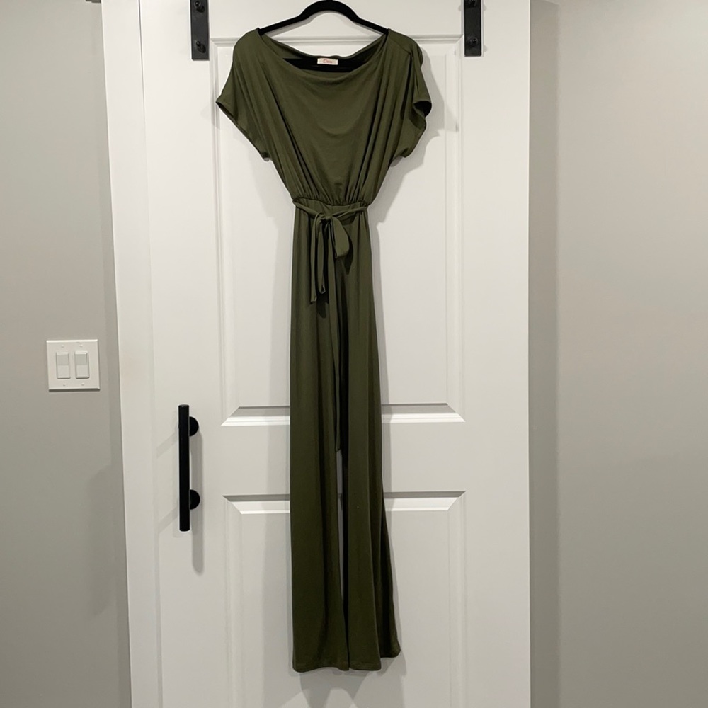 Comfy green jumpsuit